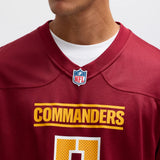 Jersey Game NFL Commanders Jayden Daniels TC Adulto