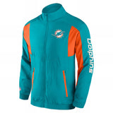 Chamarra Fanatics Woven Track Miami Dolphins HOMBRE