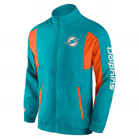 Chamarra Fanatics Woven Track Miami Dolphins HOMBRE