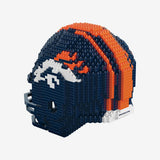 Figura Set Armable Mini Casco 3D Foco NFL Denver Broncos - NERIAS DEPORTES