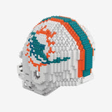 Figura Set Armable Mini Casco 3D Foco NFL Miami Dolphins - NERIAS DEPORTES