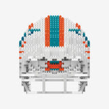 Figura Set Armable Mini Casco 3D Foco NFL Miami Dolphins - NERIAS DEPORTES