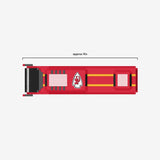 Mini Bus 3D Set Bloques Armable Foco NFL Kansas City Chiefs - NERIAS DEPORTES