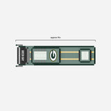 Mini Bus 3D Set Bloques Armable Foco NFL Green Bay Packers - NERIAS DEPORTES