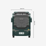 Mini Bus 3D Set Bloques Armable Foco NFL Green Bay Packers - NERIAS DEPORTES