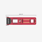 Mini Bus 3D Set Bloques Armable Foco NFL San Francisco 49ers - NERIAS DEPORTES