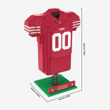 Set De Bloques Armable Mini Jersey 3D Foco NFL 49ers - NERIAS DEPORTES
