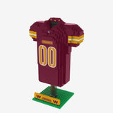Set De Bloques Armable Mini Jersey 3D Foco NFL Commanders - NERIAS DEPORTES