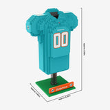 Set De Bloques Armable Mini Jersey 3D Foco NFL Dolphins - NERIAS DEPORTES