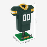 Set De Bloques Armable Mini Jersey 3D Foco NFL Packers - NERIAS DEPORTES