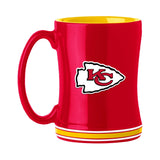 Taza De Cerámica Relief 14oz Kansas City Chiefs