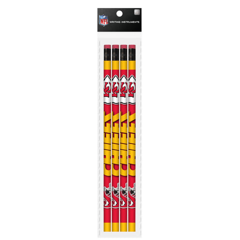 Lápices Mojo 4 pack NFL Kansas City Chiefs