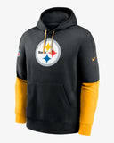 Sudadera Con Gorro Sideline Team Issue Club 24 NFL Steelers Hombre