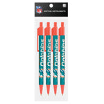Plumas Mojo Cool Color 4 pack NFL Miami Dolphins