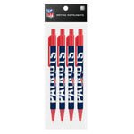 Plumas Mojo Cool Color 4 pack NFL New England Patriots