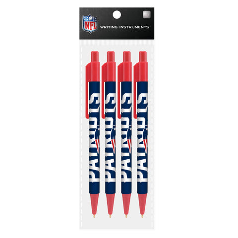 Plumas Mojo Cool Color 4 pack NFL New England Patriots