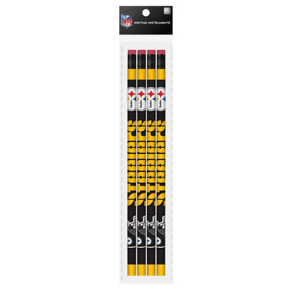 Lápices Mojo 4 pack NFL Pittsburgh Steelers