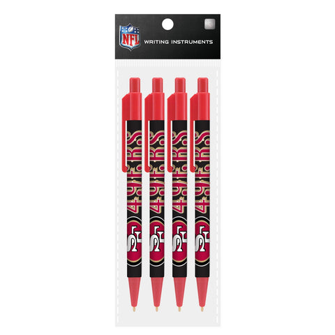 Plumas Mojo Cool Color 4 pack NFL San Francisco 49ers