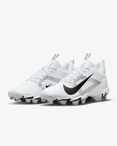 Zapato Cleats Nike Alpha Menace 4 Shark Infantil Blanco