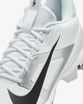 Zapato Cleats Nike Alpha Menace 4 Shark Infantil Blanco