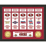 CUADRO SUPER BOWL BANNER 49ERS THE HIGHLAND MINT