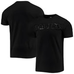 Playera Fútbol Americano Triple Black NFL Raiders HOMBRE