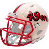 Casco Mini Speed Riddell Retro 25 NFL San Francisco 49ers