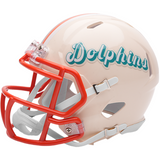 Casco Mini Speed Riddell Retro 25 NFL Miami Dolphins