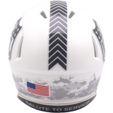 Casco Mini Speed Salute To Service 24 Riddell NFL Bears