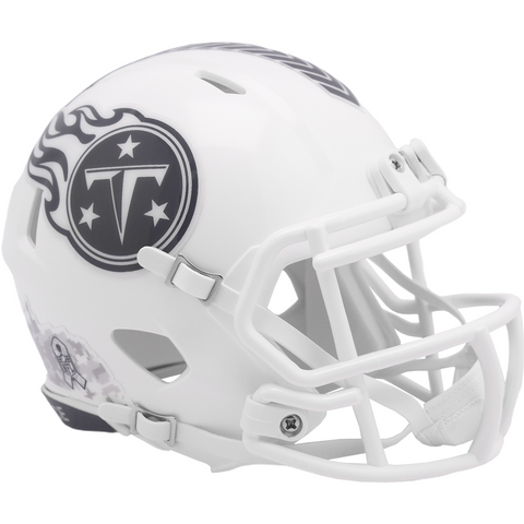 Casco Mini Speed Salute To Service 24 Riddell NFL Titans