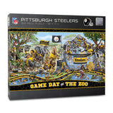 Rompecabezas ″Game Day at the Zoo″ 500Pzas Steelers