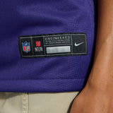 Jersey Game Ravens Lamar Jackson Alt Purple Mujer