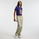 Jersey Game Ravens Lamar Jackson Alt Purple Mujer
