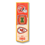 CUADRO BANNER 3D STADIUM CHIEFS