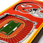 CUADRO BANNER 3D STADIUM CHIEFS