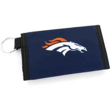 CARTERA AMINCO CON LLAVERO NYLON BRONCOS
