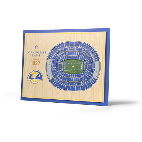 CUADRO 3D STADIUM VIEW RAMS