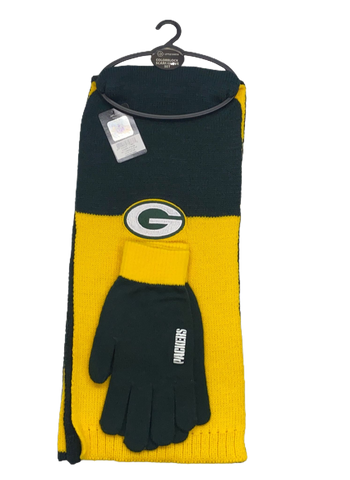 BUFANDA SET COLOR BLOCK PACKERS