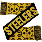 BUFANDA FOCO REVERSIBLE STEELERS