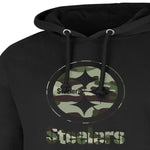 SUDADERA 47 BRAND 21 CAMO HD STEELERS HOMBRE