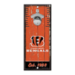 Letrero Madera con Destapador Wincraft Bengals