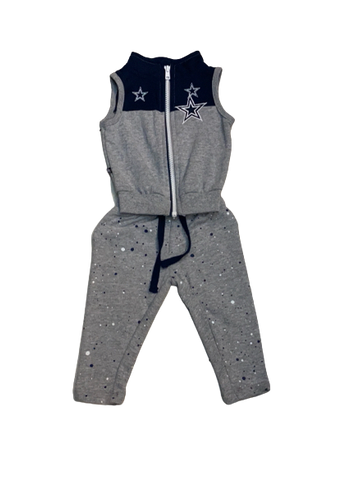 SET PANTS Y CHALECO COWBOYS NFL BEBE