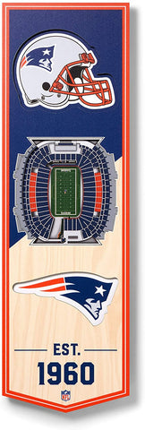 CUADRO BANNER 3D STADIUM PATRIOTS