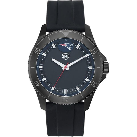 RELOJ NFL JMF BLACK SILICONE PATRIOTS