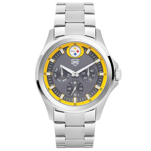 RELOJ NFL JMF SS/SILVER STEELERS