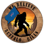 Letrero Madera We Believe Bigfoot Distressed Bills