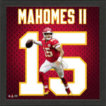 CUADRO CHIEFS PATRICK MAHOMES JERSEY FRAMED PHOTO