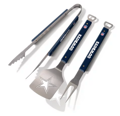 BBQ SET 3 PZAS YOU THE FAN COWBOYS