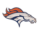 LETRERO MADERA LOGO DISTRESSED BRONCOS