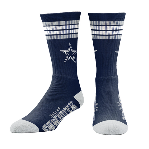 Calceta NFL 4 Stripes Deuce Infantil Unitalla Cowboys